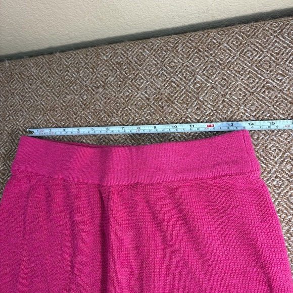 Free People FP Beach Women’s Sz M Pull On Knit Shorts High Waist Beachy Preppy - Picture 4 of 7